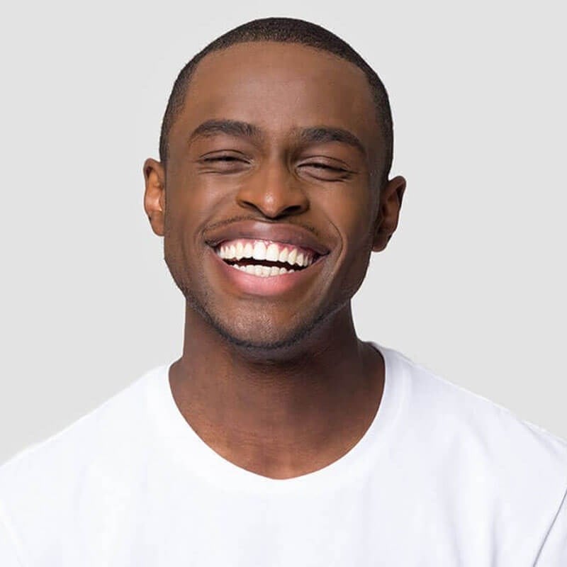Smiling Adult Man